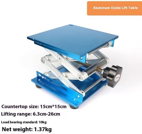 ya 28 10.13 baidi Stainless Steel Aluminum Oxide Lift Table Leveler Small Manual Platform Lifter-12