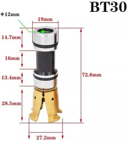 ya 28 10.13 baidi BT30/40 Exter l and Inter l Tooth CNC Jaws for Machine Tool Spindle Tensioners-2