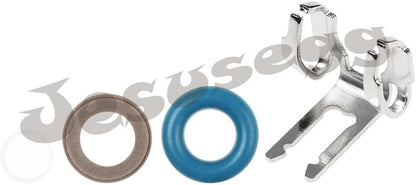 ya 9 10.24 2710720043 Fuel Injector Seal O-ring Kit & Retainer for Mercedes-Benz W204 12-15