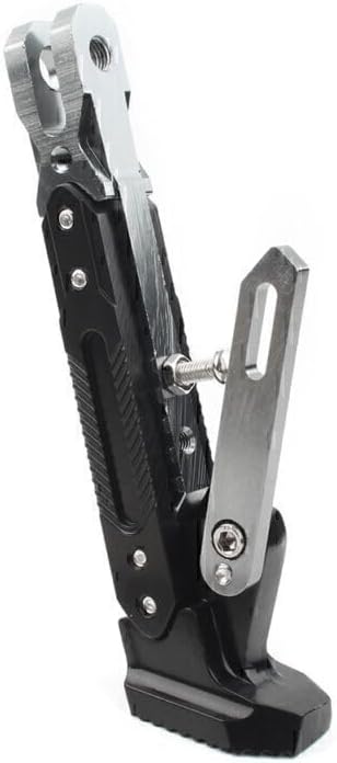 ya 2 8.15 CNC Steel Non-slip Adjustable Motorcycle Foot Side Stand Support Leg Kickstand