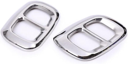 ya 4 8.14 2x Rear Exhaust Muffler Tail Pipe Cover Trim Fit for Benz GLA X156 2015-2018