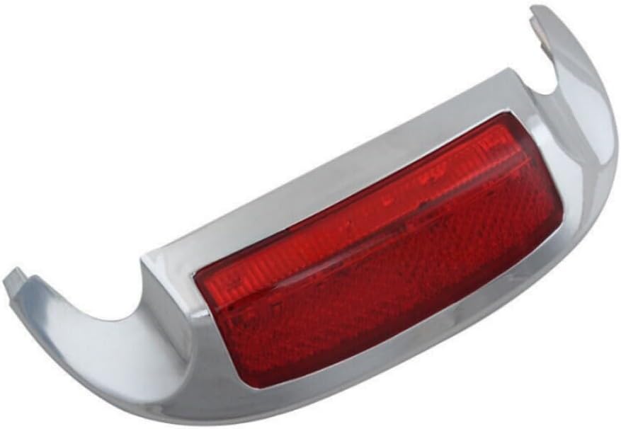 ya 23 10.7 baidi Motor Front LED Fender Tip Light Red Lens for Harley Road King FLHR 2014-2023