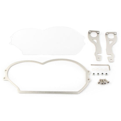 ya 6 8.14 Motorcycle Clear Front Headlight Cover Headlamp Guard Fit for BMW R1200 GS ABS 05-12