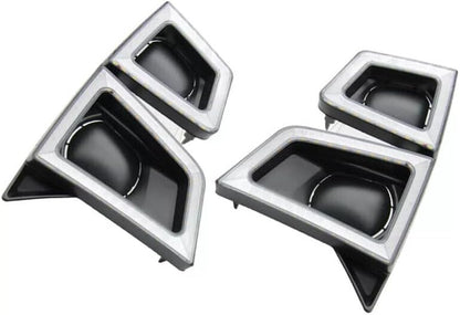 ya 2 8.15 2-piece LED set suitable for Isuzu D-MAX 2019-2024 DRL daytime running lights and fog lights
