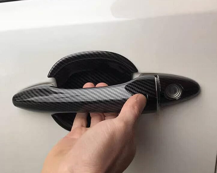 ya 5 8.10 for Kia K5 Optima 11-15 Carbon Fiber Look Side Door Handle Bowl Cover Trim 12PCS