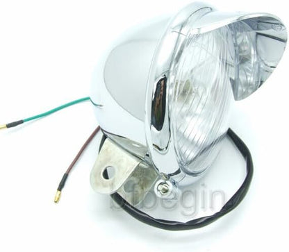 ya 14 9.20 zhengce 12V Motorcycle Headlight Front Fog Light for Yamaha for Suzuki Chopper Bobb