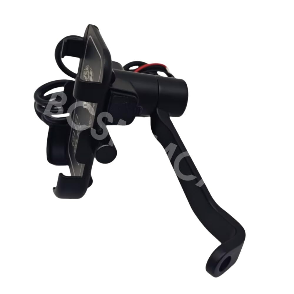 ya 6 8.24 baidi CNC Aluminum Motorcycle Holder Mount Rear Mirror USB for Charger for Cell Phone GPS