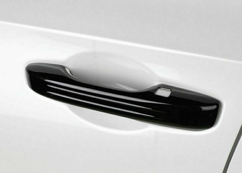 ya 5 8.10 Glossy Black Outside for Smart Door Handle Cover Trim for Honda for Civic 11Th 2022-2023