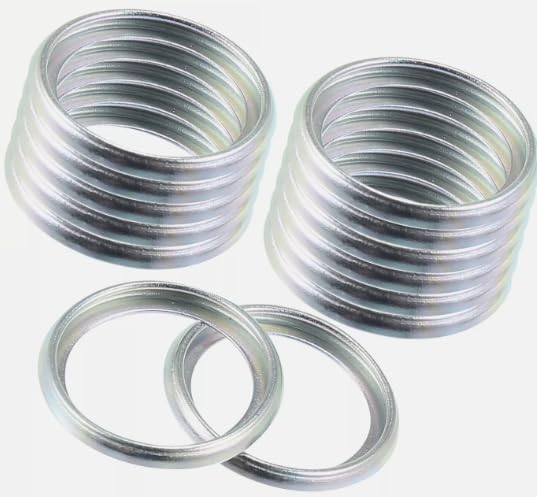 ya 4 8.8 100x Silver Tone Oil Drain Plug Seal Ring Fit for 2011-2021 for Subaru 803916010