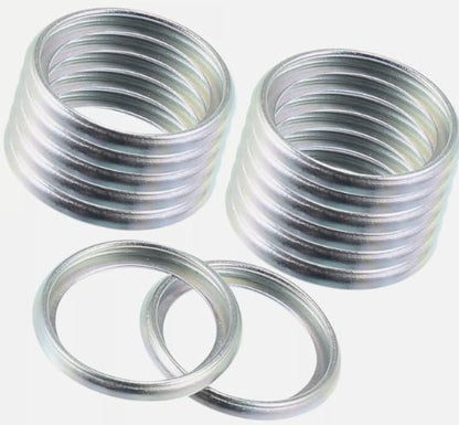 ya 4 8.8 100x Silver Tone Oil Drain Plug Seal Ring Fit for 2011-2021 for Subaru 803916010