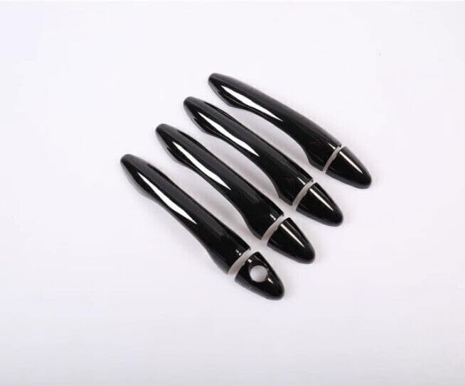 ya 5 8.10 for Kia K5 Optima 2011-2015 Glossy Black Exterior Side Door Handle Cover Trim 8X