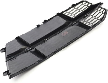 ya 14 9.20 zhengce Black Chrome Front Bumper Lower Side Grille for Audi A6 C7 2014-2018-1
