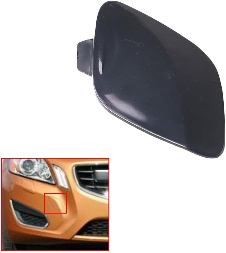 ya 27 10.13 baidi for 2011 2012 2013 for Volvo S60 Front Bumper Tow Hook Eye Cover Cap 39802519