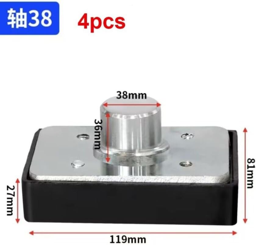 ya 4 8.8.2 xg-4pc 35/38mm Car Lift Rectangular Rubber Tray Heightening Feet Pad