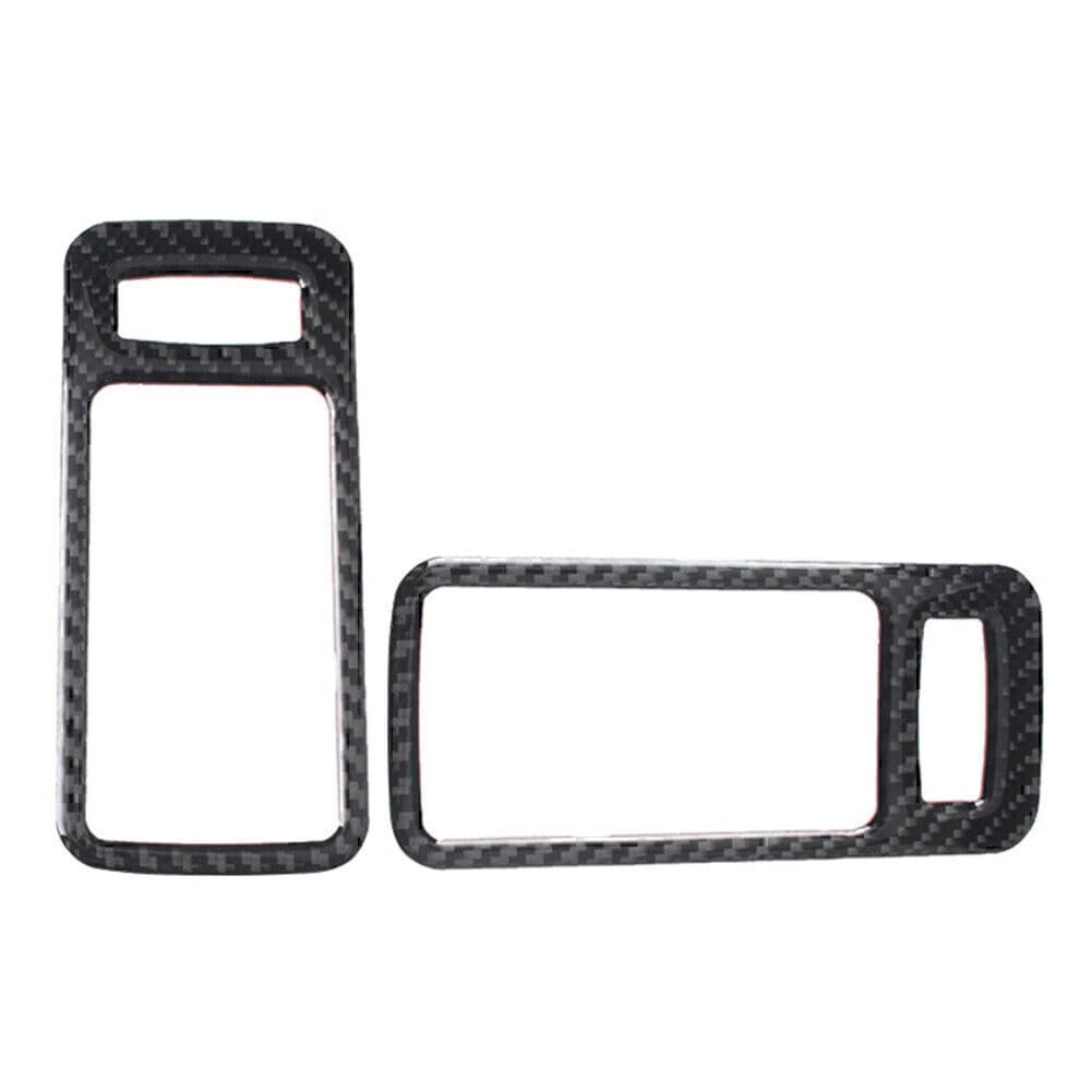 ya 9 10.24 Carbon Fiber Interior Door Handle Bowl Trim Cover for Ford for Mustang 2009