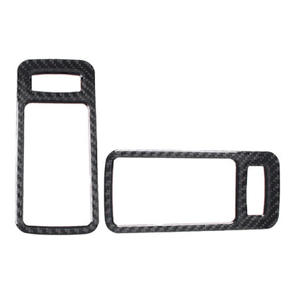 ya 9 10.24 Carbon Fiber Interior Door Handle Bowl Trim Cover for Ford for Mustang 2009