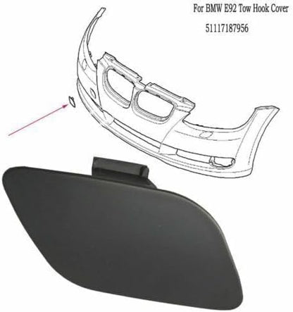 ya 13 9.15 zhengce 2-pack front bumper tow hook cover for BMW E92/93 3 series 06-09 models
