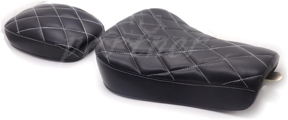 ya 5 8.24 baidi Front Diamond Driver Solo for Seat &Rear Passenger Pad for Harley Sportster 1200 883