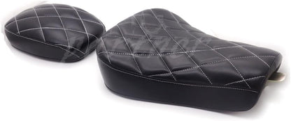 ya 5 8.24 baidi Front Diamond Driver Solo for Seat &Rear Passenger Pad for Harley Sportster 1200 883