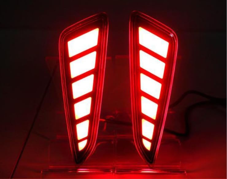 ya 4 8.10 for Toyota CHR C-HR 2018-22 LED Rear Fog Light Lamp Tail Bumper Light L&R&mid 3X