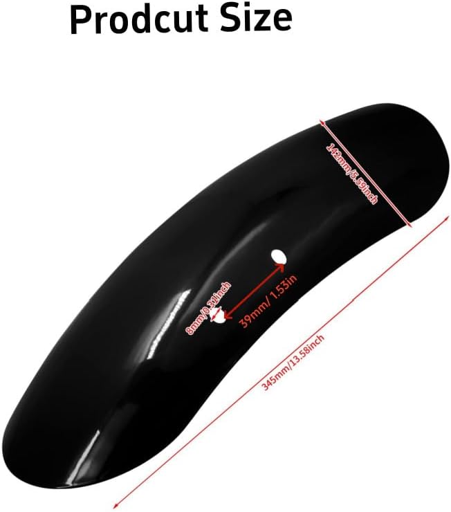 ya 23 10.7 baidi Gloss Black Motorcycle Front Short Fender for Harley 48 XL1200X 2010-2022 Steel