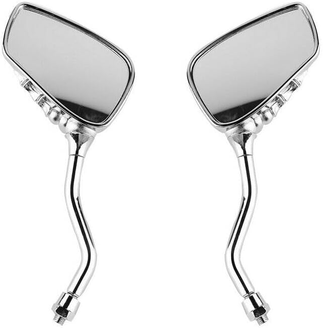 ya 6 8.14 Motorcycle Rearview Mirror 8mm Screw Thread Bicycle Suitable for Cruiser, Mope, Scooter 