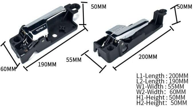 ya 5 8.10 The Chrome Plated Front Passenger Side of the Inner Door Handle is Suitable for Ford 6E5Z5422600AA