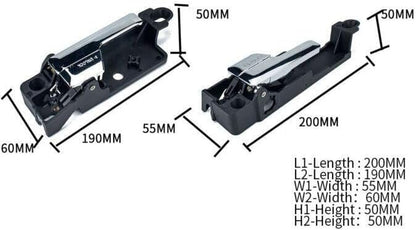 ya 5 8.10 The Chrome Plated Front Passenger Side of the Inner Door Handle is Suitable for Ford 6E5Z5422600AA