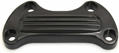 ya 13 9.15 baidi for Harley Sportster Softail Dyna Black 1 Handlebar Riser Top Clamp Cover CNC