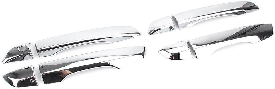 ya 4 8.14 Side Door Handle Catch Trim Cover Fit for Honda for Civic Sedan 2016-2018 Chrome Car