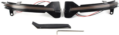ya 11 9.14 baidiPair Side Mirror Sequential Blink Turn Signal Light for BMW 5 6 7 Series