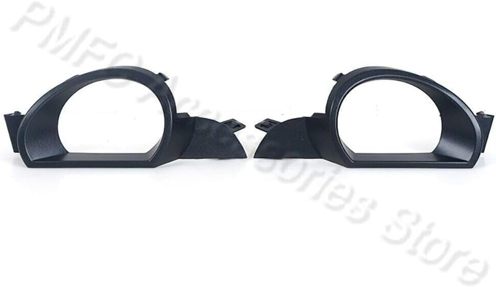 ya 14 9.20 zhengce 1 pair front bumper fog lamp protective cover decoration for Audi Q7 pre-f-1