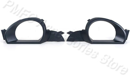 ya 14 9.20 zhengce 1 pair front bumper fog lamp protective cover decoration for Audi Q7 pre-f-1