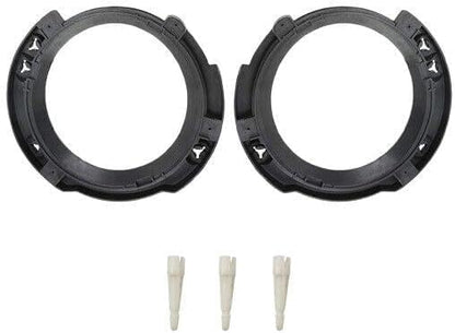 ya 4 8.14 2-Pack Bracket LED Headlight Mounting Ring Support Base for Jeep Wrangler JK 07-18