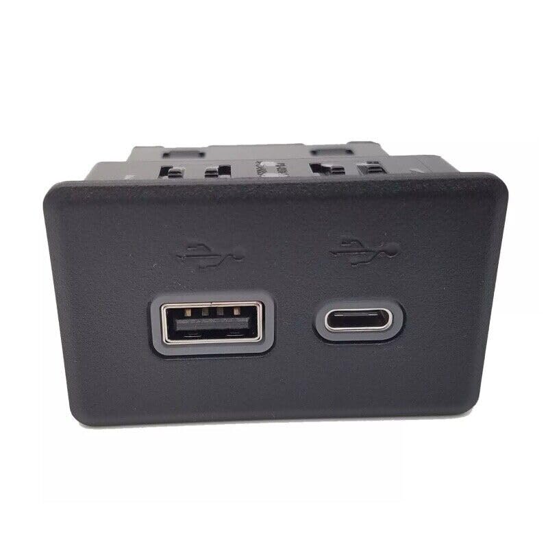 ya 5 8.10 for Universal USB and USB-C Port Receiver Black 13529873 19-2022 for GMC for Chevrolet for Cadillac