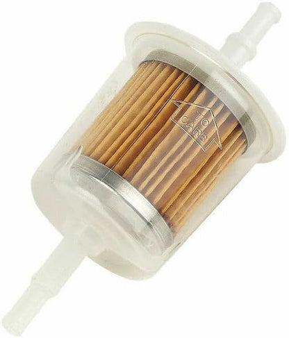 ya 4 8.24 baidi 10 x Universal Petrol Inline Fuel Filter LARGE Car Part Fit 6mm and 8mm Pipes