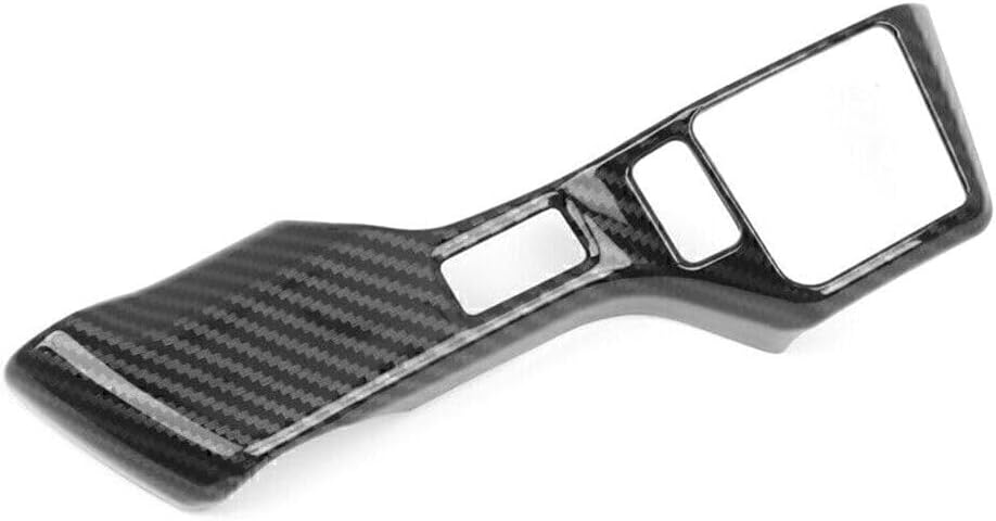 ya 9 10.24 2xCarbon Fiber Black Steering Wheel Button Cover Trim for Toyota Tacoma 201