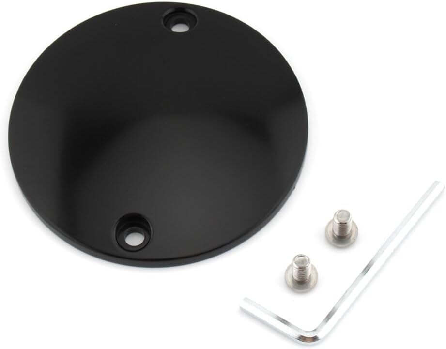 ya 2 8.15 FIT for Harley Timing Ignition Timer 2Hole Chrome Domed Point Cover Softail Bigtwin