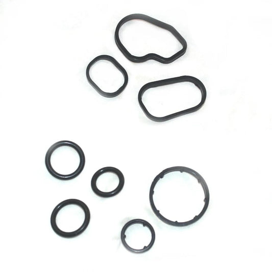 ya 5 8.10 8PCS one Set Oil Cooler Seal OM651 6511801310 6511800665 6511800810