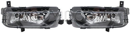 ya 13 9.15 zhengce A pair of front bumper fog lights with bulbs suitable for VW Caddy 2016-202