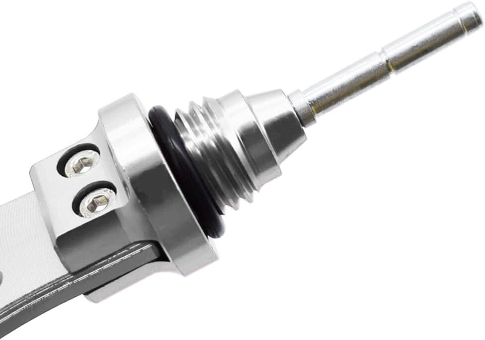 ya 23 10.7 baidi Motorcycle Engine Oil Dipstick Cap Plug CNC Crankcase Oil Level Gauge Silver