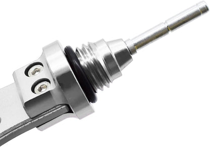 ya 23 10.7 baidi Motorcycle Engine Oil Dipstick Cap Plug CNC Crankcase Oil Level Gauge Silver