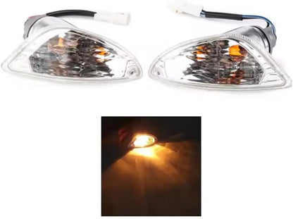 ya 4 8.10 2 Pieces Motorcycle Rear Turn Signal Indicator Light Transparent Suitable for LX 50 125 150 LXV150