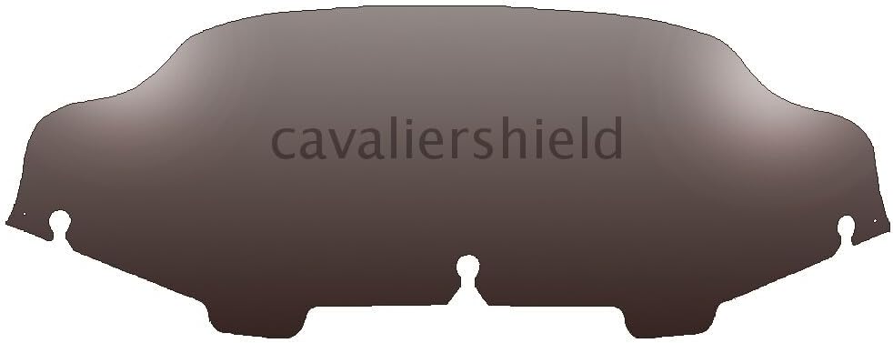 ya 23 10.7 baidi 4 Color Wave 6 Windshield Windscreen for Harley Touring Electra Glide 96-13 US