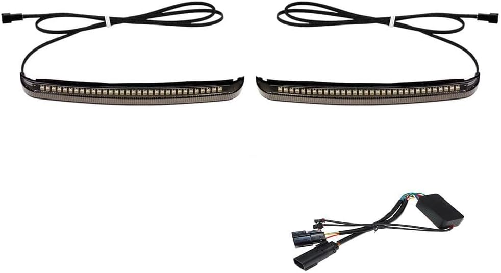 ya 13 9.15 baidi Saddlebag Tail Light LED Running Brake Flow Turn Signal Lamp Fit for Harley 14+