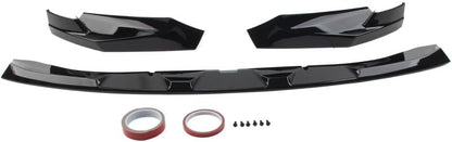 ya 2 8.15 Front Bumper Lip Spoiler for BMW G80 M3 G82 G83 M4 2021-2023 Gloss Black cl