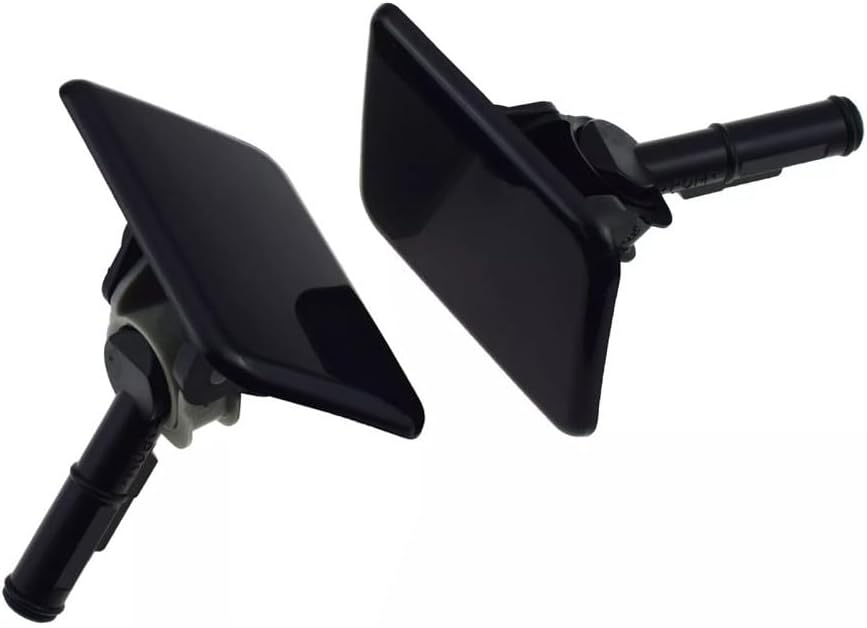 ya 12 10.8 baidi 2Pcs For 2011-2015 I40 Headlight Washer Nozzle Cover Cap Unpainted Left+Right