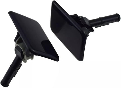ya 12 10.8 baidi 2Pcs For 2011-2015 I40 Headlight Washer Nozzle Cover Cap Unpainted Left+Right