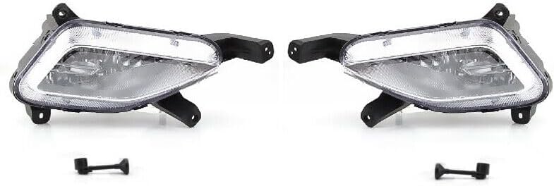 ya 2 8.15 Suitable for 2015-17 for Hyundai Sonata 9th Double Day Running Lights DRL Fog Lights LH+RH