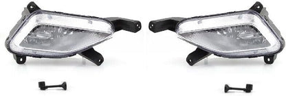 ya 2 8.15 Suitable for 2015-17 for Hyundai Sonata 9th Double Day Running Lights DRL Fog Lights LH+RH